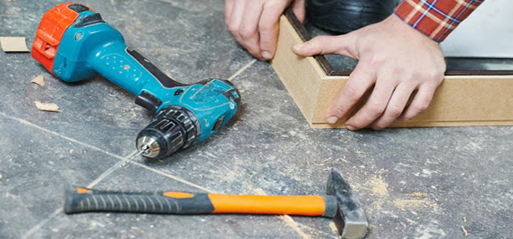 broken door frame repair Escalon