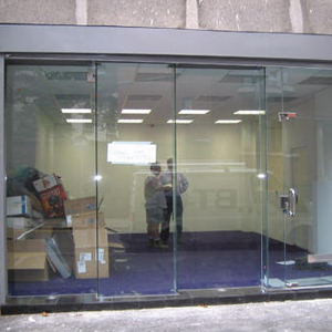 shop front door repair Escalon