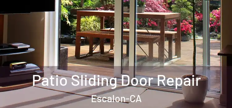 Patio Sliding Door Repair Escalon-CA
